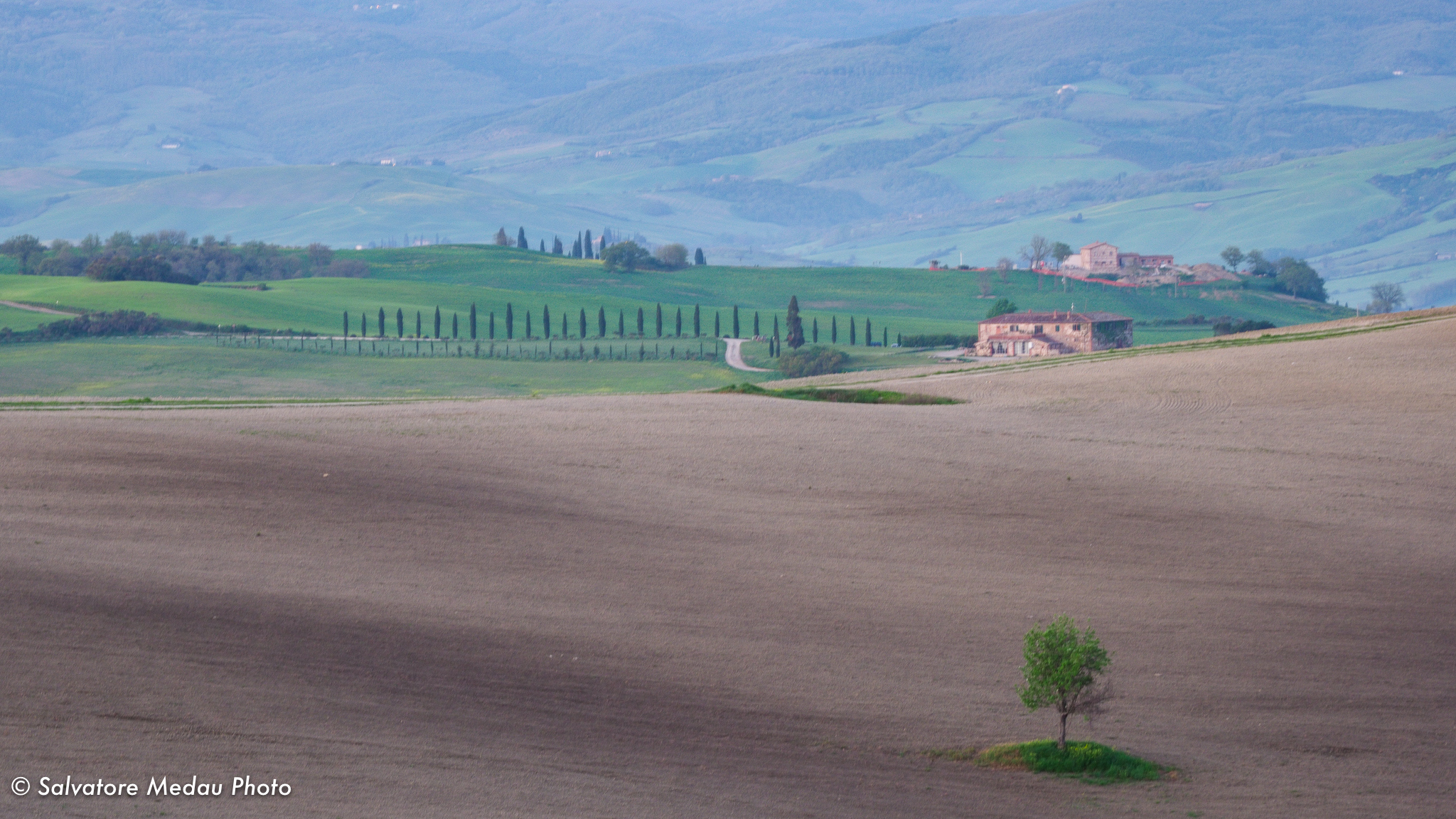 Hills in Val d'Orcia...