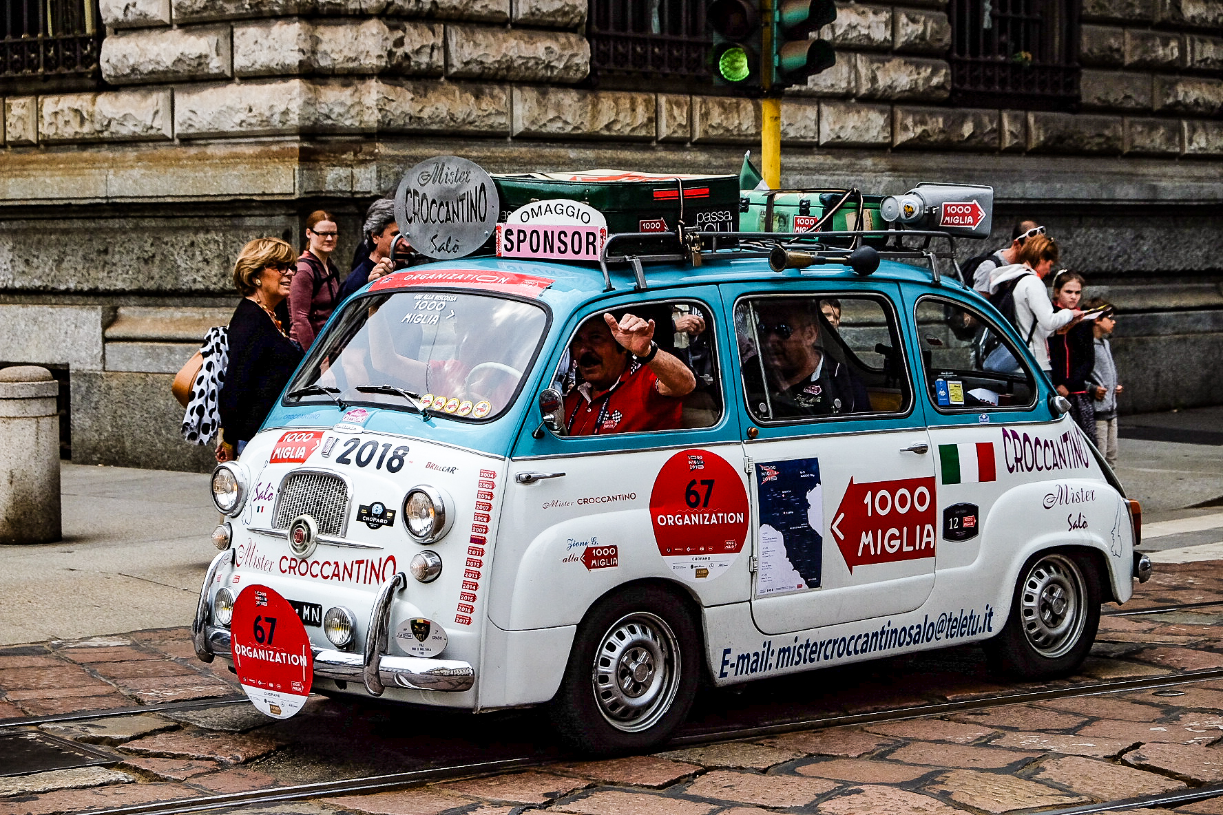 1000 miles in Milan.. Beloved multiple Fiat...