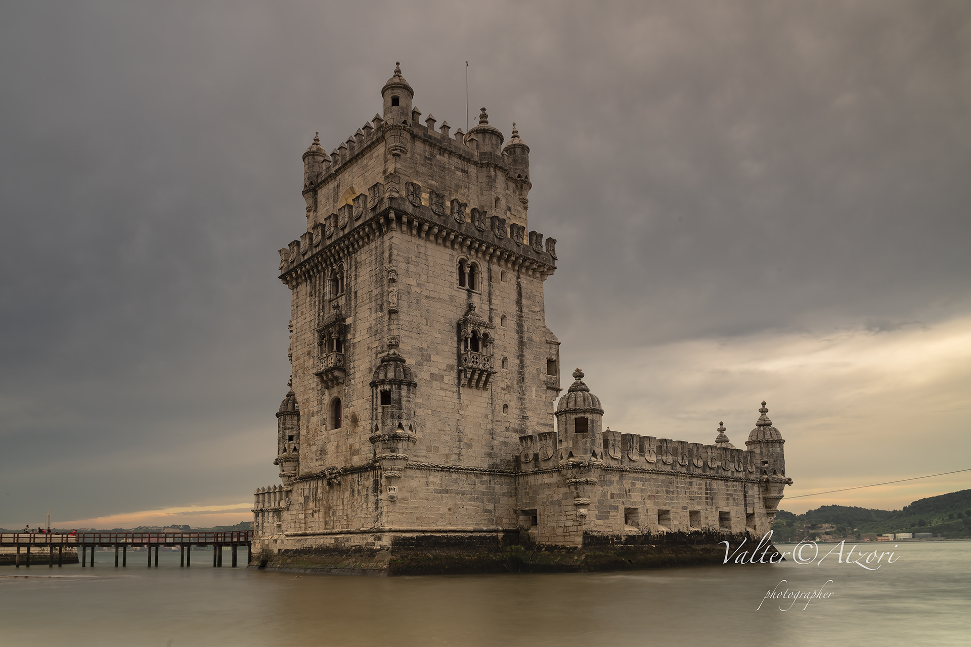 Tower of Belem at sunset...