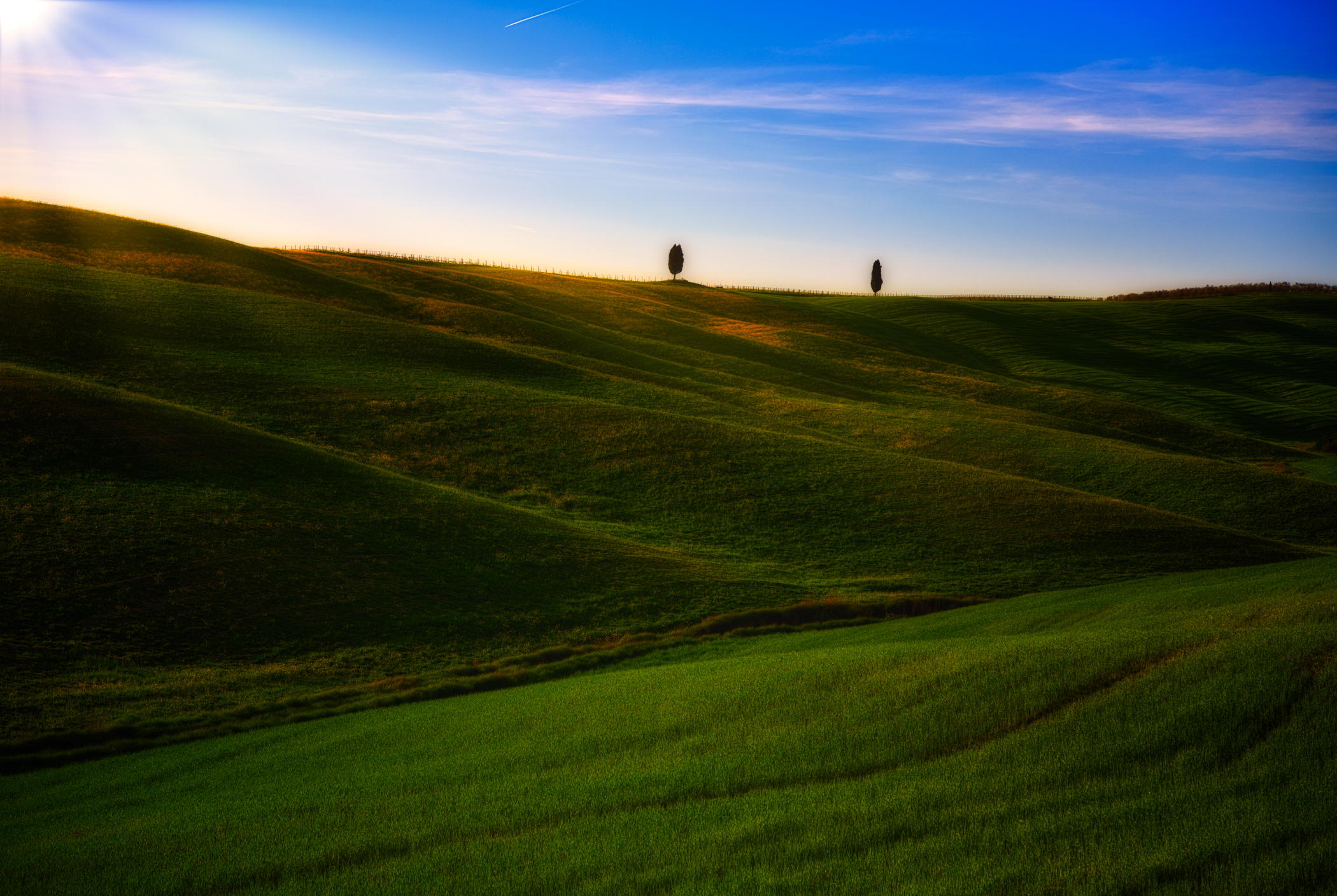 Tutti i colori della Val D'Orcia...