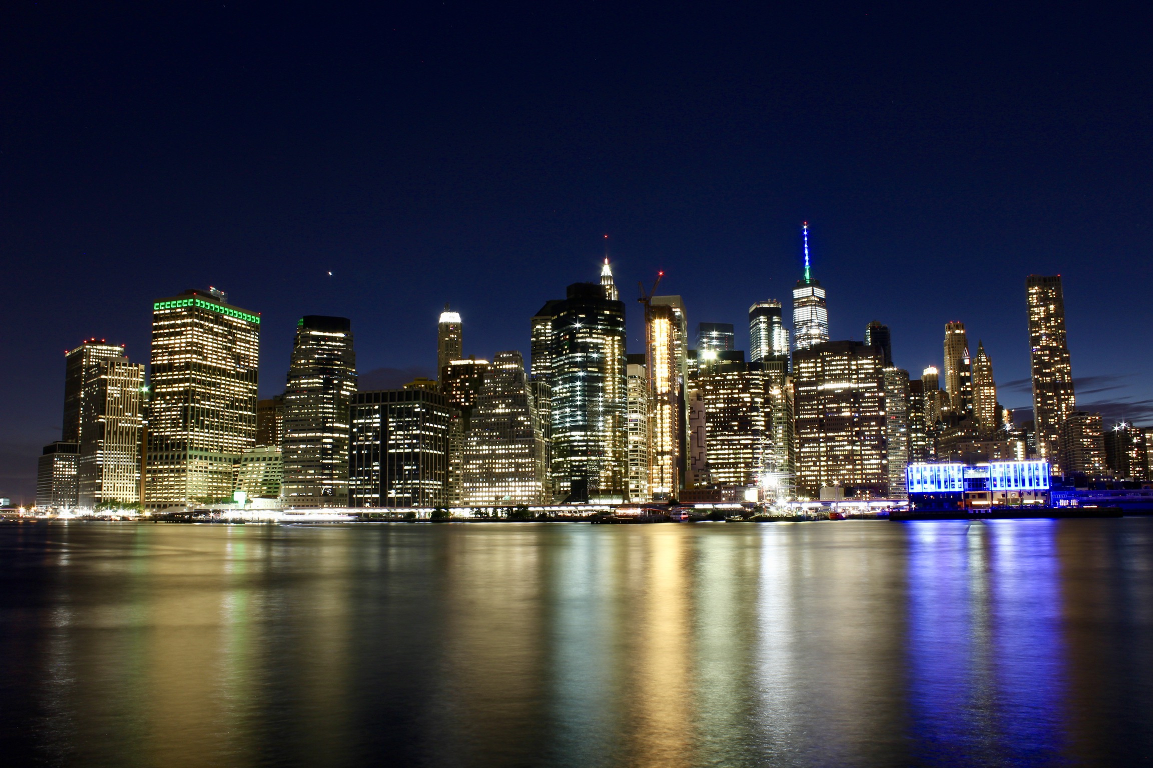 New York- skyline lower Manhattan...