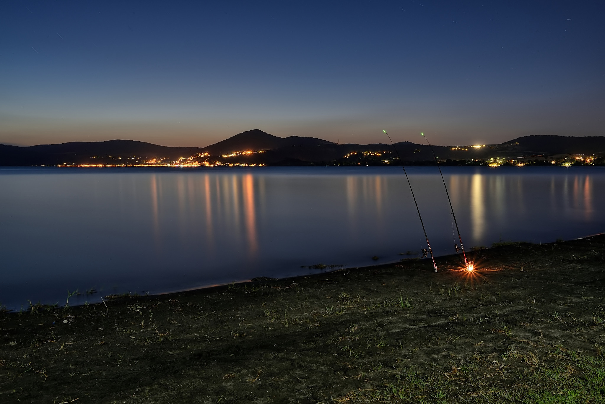 Bracciano Lake at dusk...