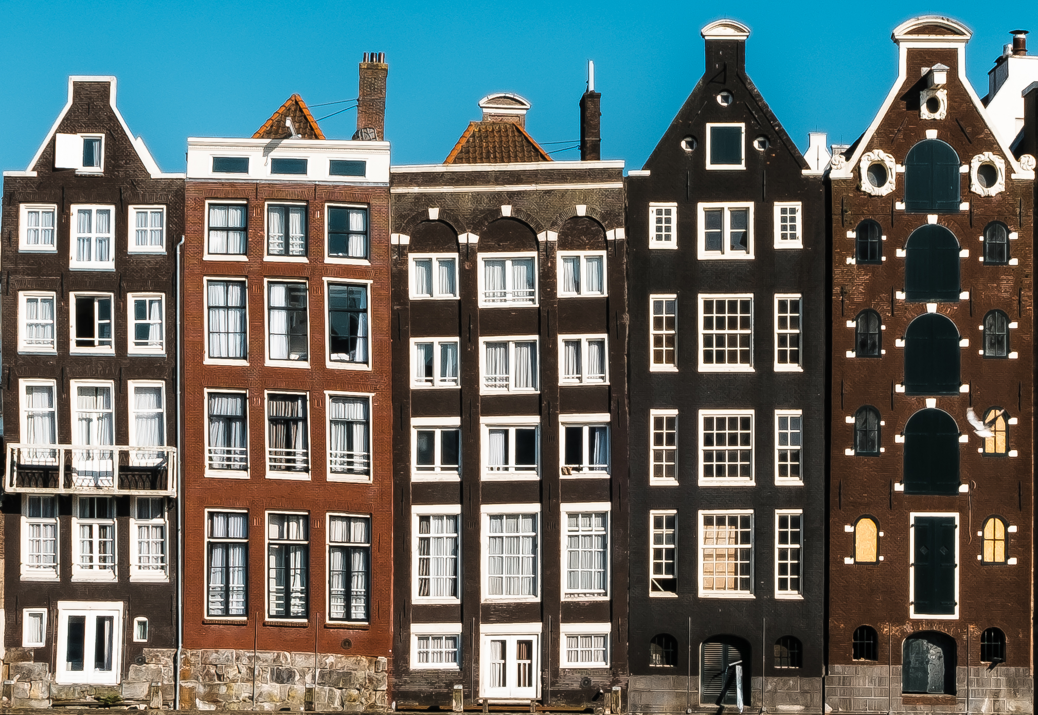 The houses of Amsterdam...