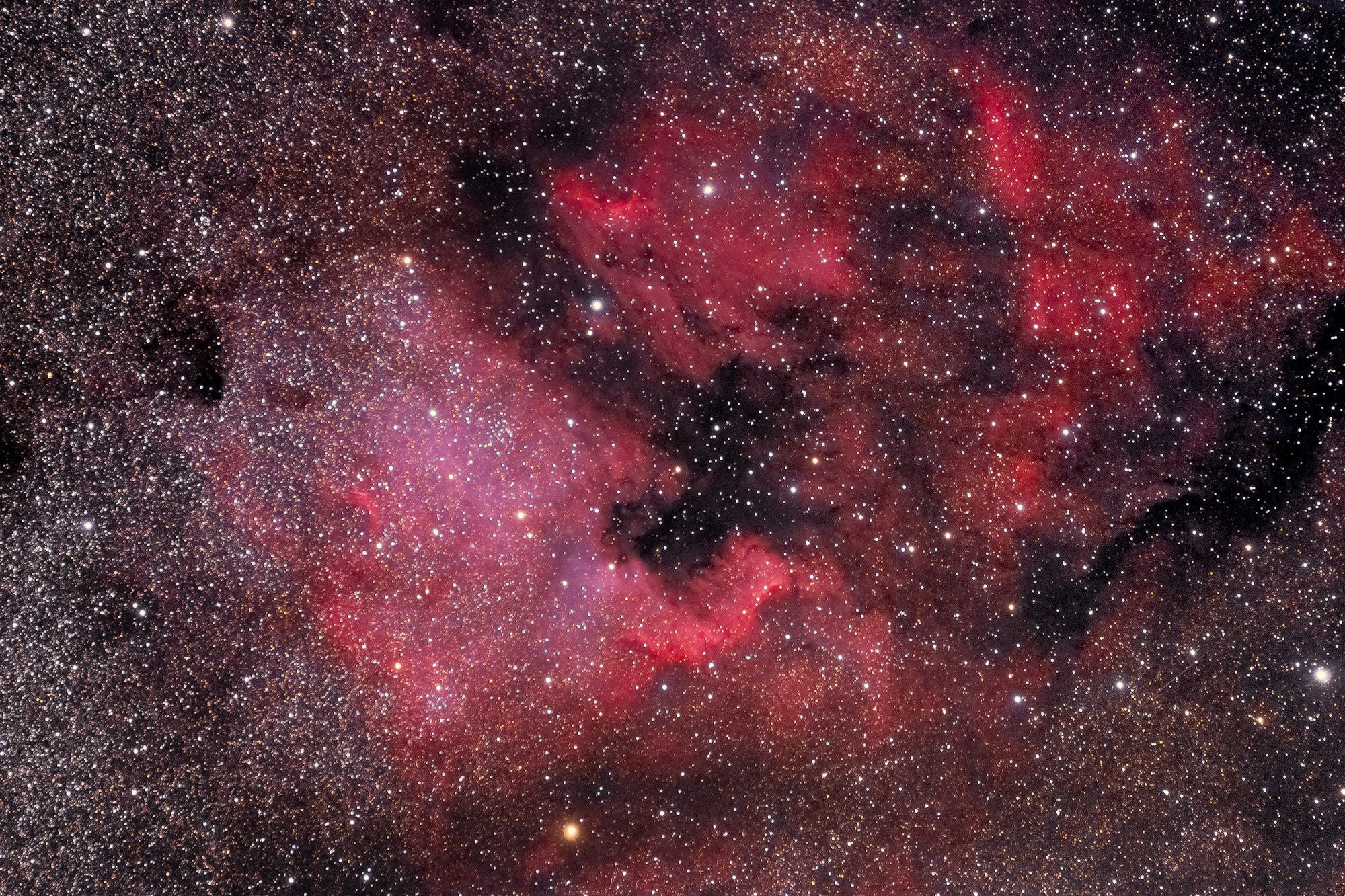 Nebulosa north america ( ngc7000 )...