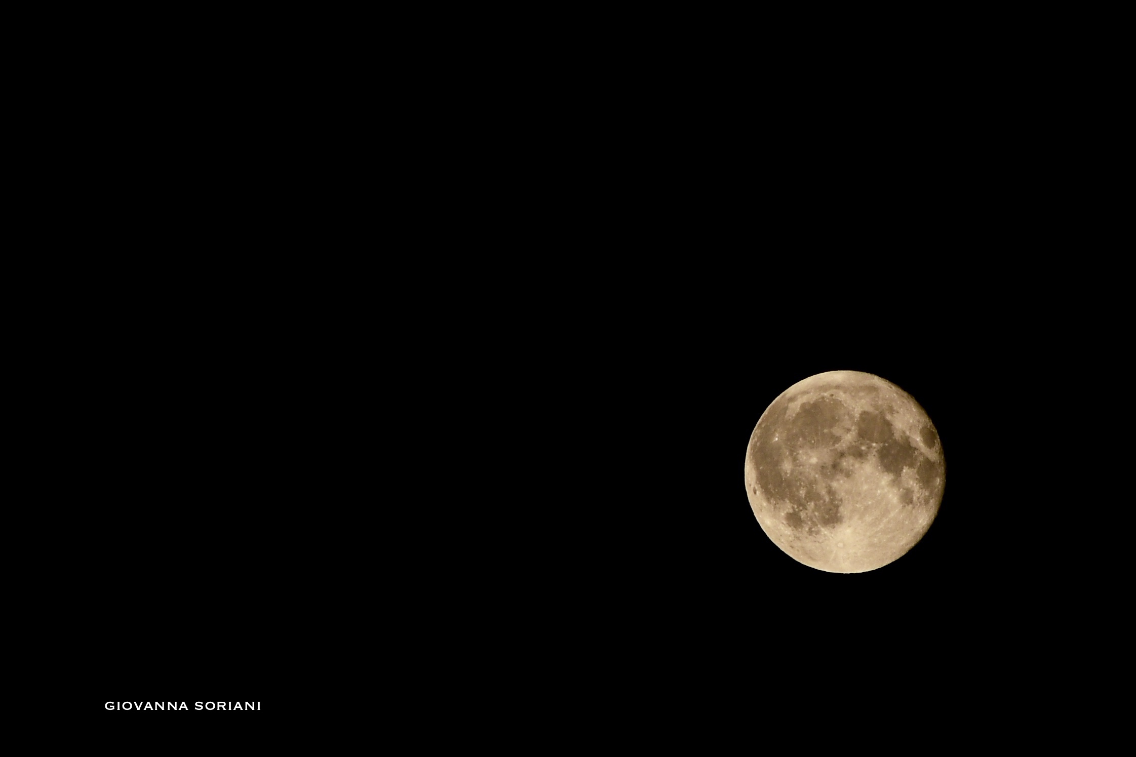 luna meravigliosa...