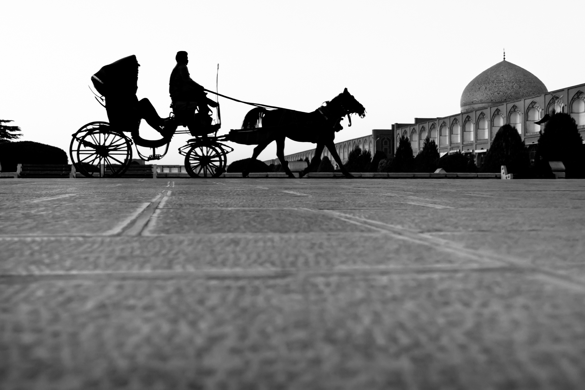 The carriage...