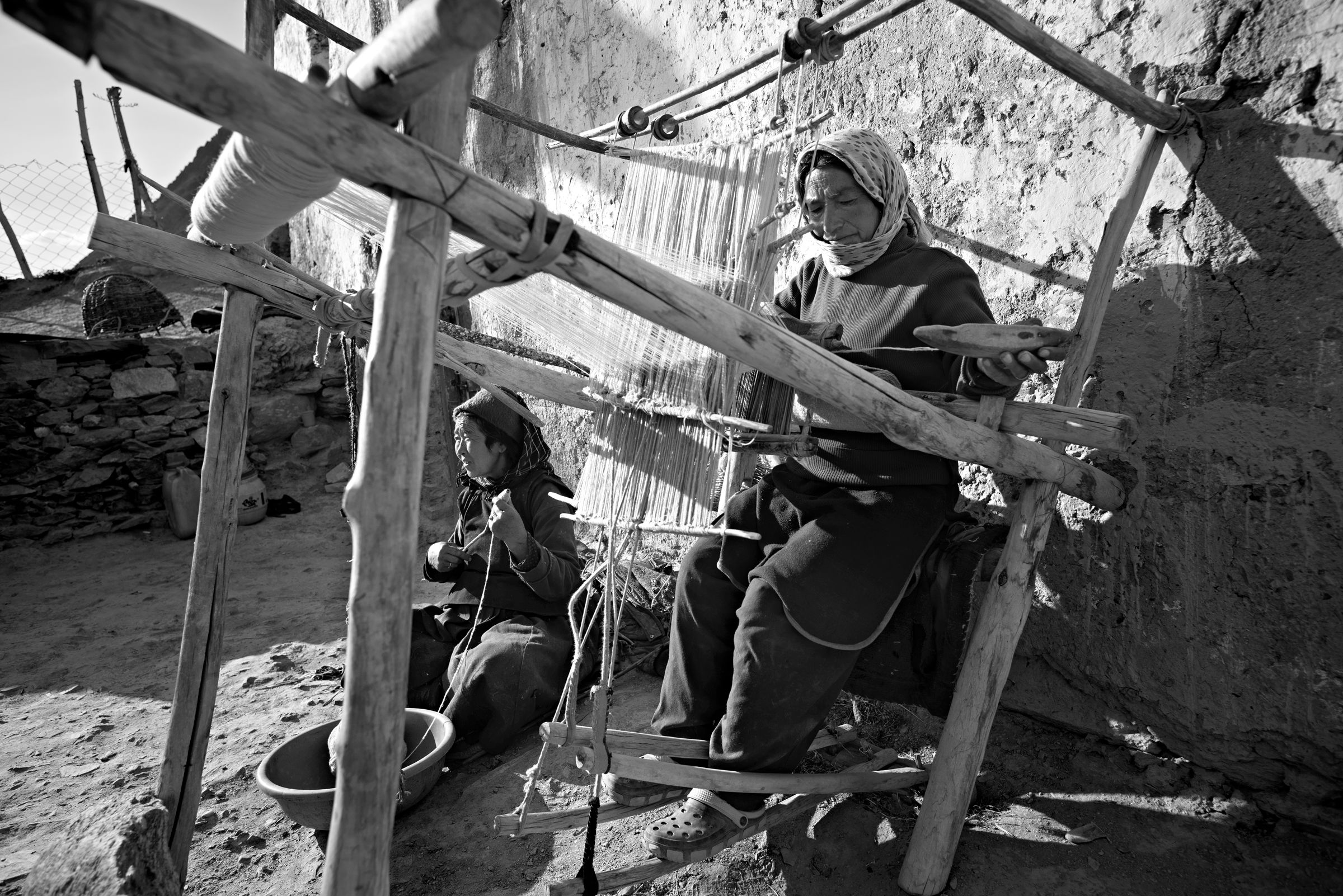 Ladakh. Weavers...