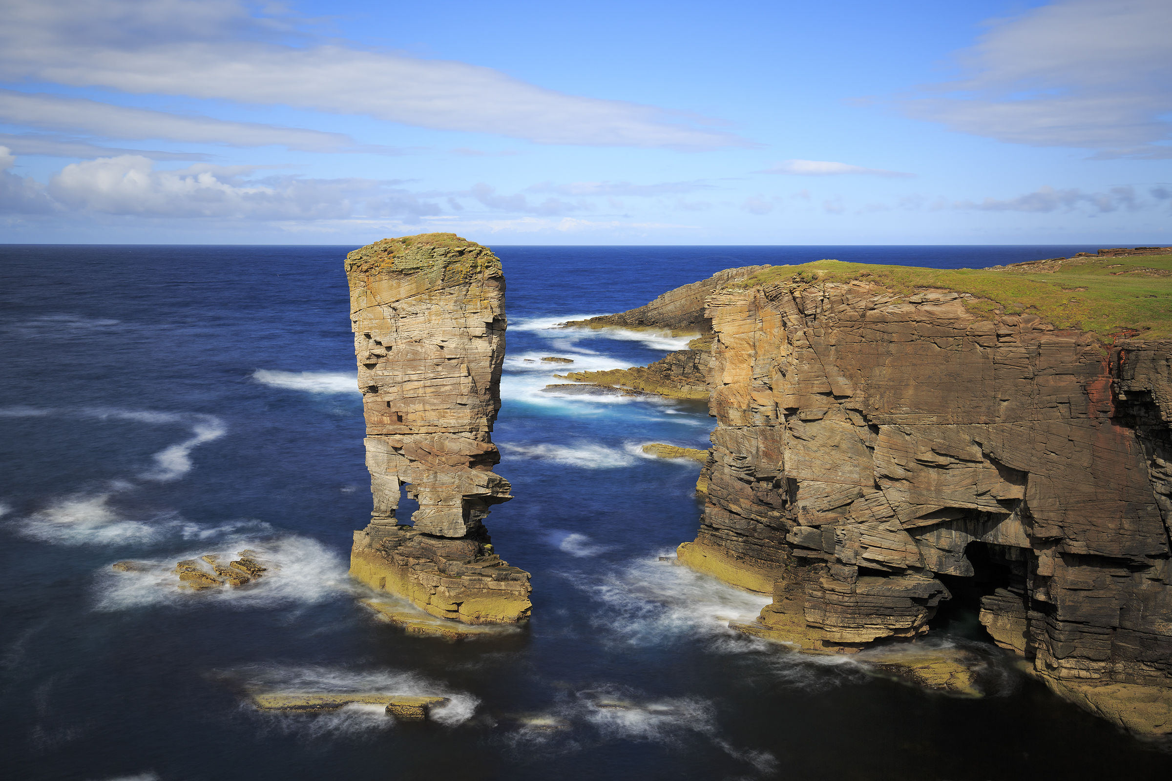 Yesnaby Cliffs-Orkney Islands, Scotland...