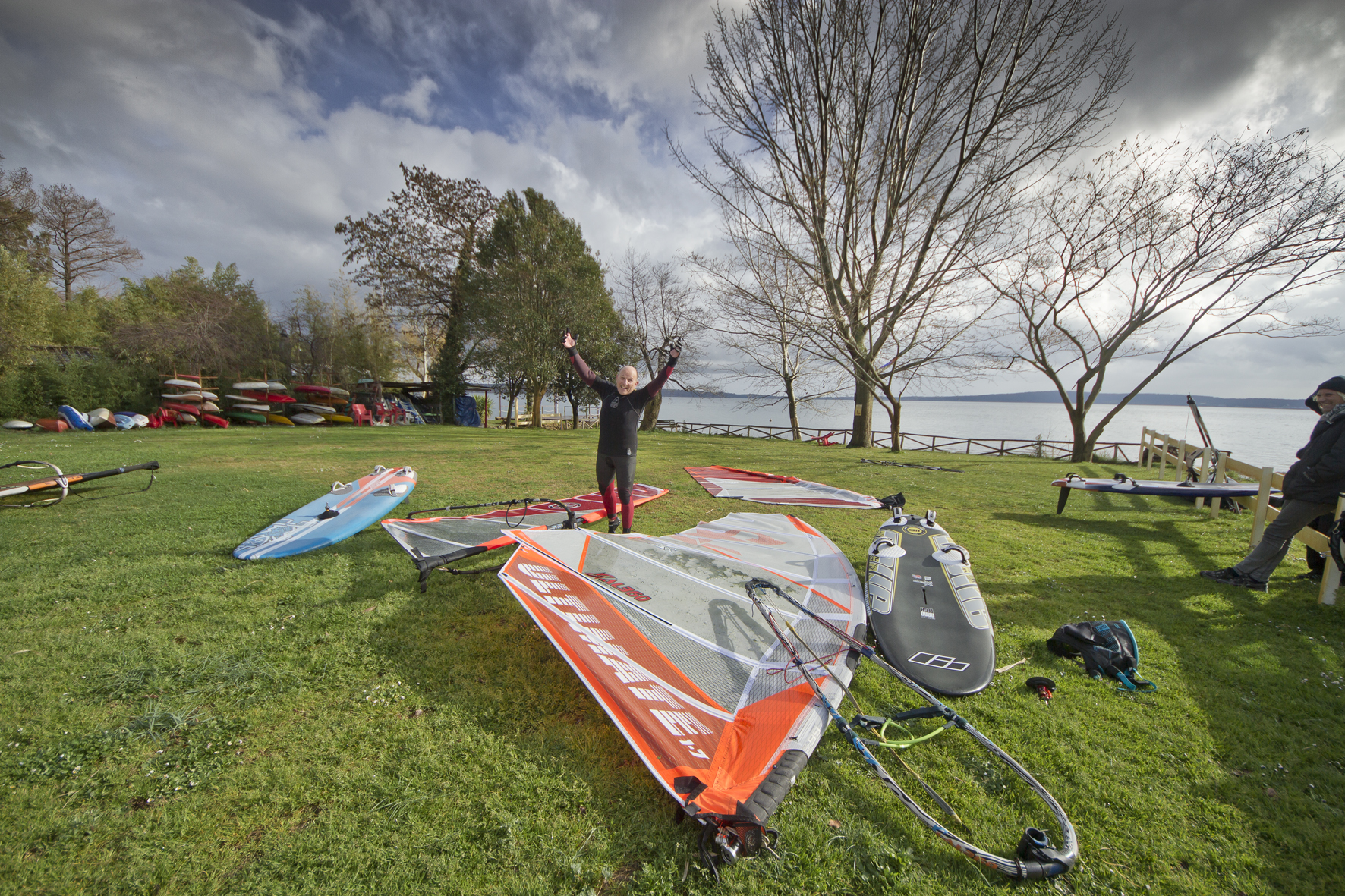 Windsurfing...
